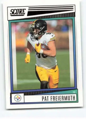 Pat Freiermuth original gloss football card 2022 Score #212 Simply Sandoval collectibles