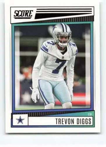 Trevon Diggs football card 2022 Score #228 original gloss by Simply Sandoval