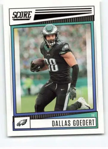 Dallas Goedert football card 2022 Score #243 NM-MT original gloss Simply Sandoval