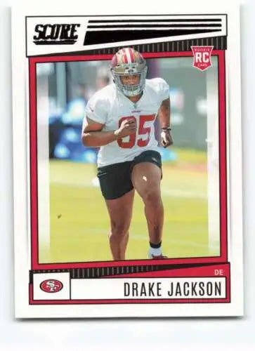 Drake Jackson 2022 Score #316 NM-MT RC Rookie football card with original gloss