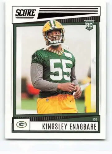 Kingsley Enagbare 2022 Score #318 Rookie Card with original gloss by Simply Sandoval