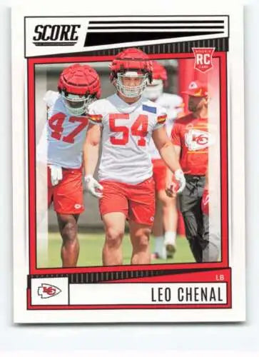 Leo Chenal 2022 Score #354 NM-MT RC Rookie Football Card with original gloss