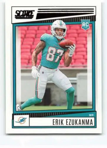 Erik Ezukanma 2022 Score #400 NM-MT RC Rookie football card with original gloss