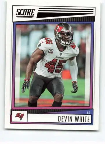 Devin White football card 2022 Score #71 NM-MT Buccaneers original gloss Simply Sandoval