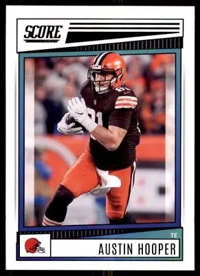 Austin Hooper football card 2022 Score Cleveland Browns #202 text-align center display