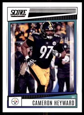 Cameron Heyward football card 2022 Score Pittsburgh Steelers #215 text-align center line-height normal