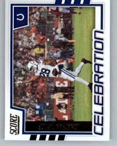 Jonathan Taylor football card 2022 Score Celebration with original gloss finish