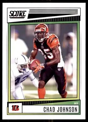 Chad Johnson football card from 2022 Score Cincinnati Bengals #198, text-align center