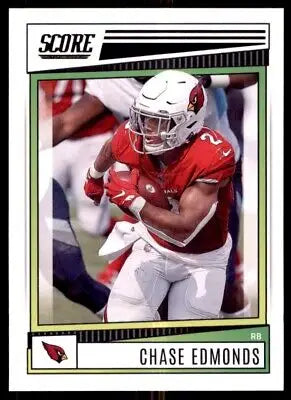 Chase Edmonds football card featuring Arizona Cardinals in 2022 Score collection