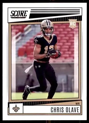 Chris Olave Rookie Football Card 2022 Score New Orleans Saints #378