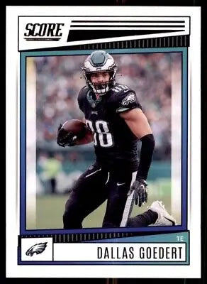 Dallas Goedert football card from 2022 Score Philadelphia Eagles #243