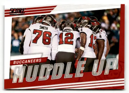 Tampa Bay Buccaneers 2022 Score Huddle Up trading card in original gloss condition