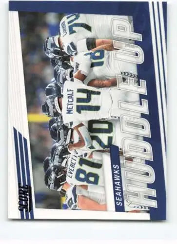 Seattle Seahawks 2022 Score Huddle Up #3 trading card with original gloss finish