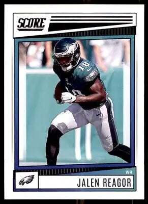 Jalen Reagor football card from 2022 Score Philadelphia Eagles #241, text-align center