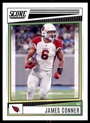 James Conner 2022 Score Arizona Cardinals football card #147 with vibrant design