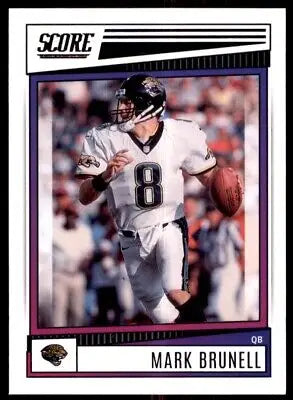 Mark Brunell 2022 Score football card Jacksonville Jaguars #26 text-align center