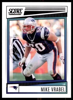 Mike Vrabel football card from 2022 Score New England Patriots #289 text-align center