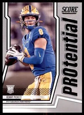 Kenny Pickett 2022 Score Potential Rookie Card Pittsburgh Panthers #P-KP