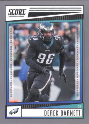 Derek Barnett Philadelphia Eagles 2022 Score Scorecard #246 football card