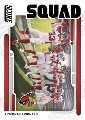 2022 Score Squad #7 Arizona Cardinals NFL Football Card in NM-MT condition