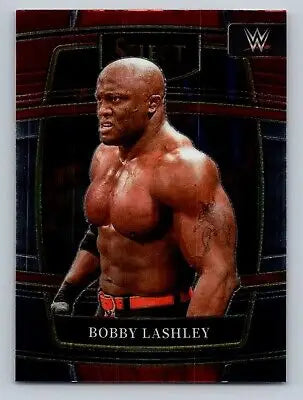 Bobby Lashley wrestling card from 2022 Select WWE #83 in red and blue Concourse design