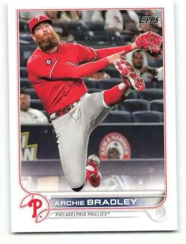 2022 Topps #10 Archie Bradley baseball card with original gloss, NM-MT condition