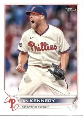 Ian Kennedy 2022 Topps #102 MLB Baseball Card for Philadelphia Phillies collectors