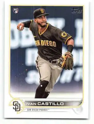 Ivan Castillo baseball card 2022 Topps #140 NM-MT RC Padres original gloss quality