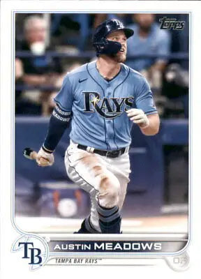 2022 Topps #152 Austin Meadows Tampa Bay Rays MLB Baseball Card for collectors