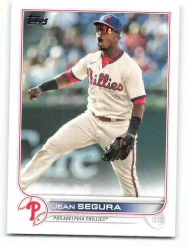 2022 Topps #178 Jean Segura NM-MT Phillies baseball card with original gloss finish