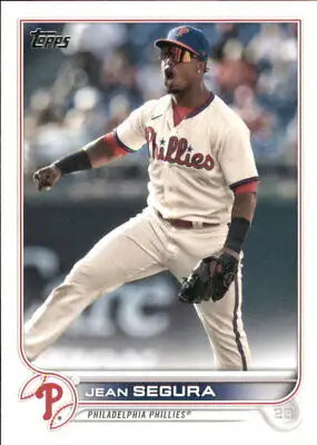 Jean Segura Philadelphia Phillies baseball card from 2022 Topps #178 in NM-MT condition