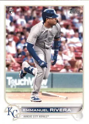 2022 Topps #18 Emmanuel Rivera Rookie Kansas City Royals MLB Baseball Card NM-MT