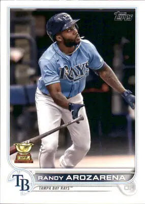 Randy Arozarena Cup Tampa Bay Rays 2022 Topps #196 Baseball Card NM-MT Display