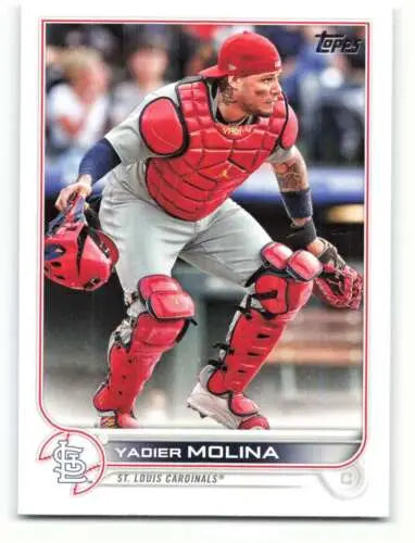 Yadier Molina baseball card 2022 Topps #205 with original gloss NM-MT quality