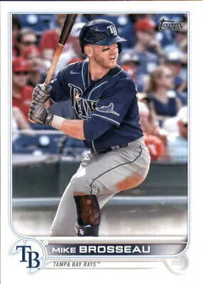 Mike Brosseau 2022 Topps #223 MLB Baseball Card for Tampa Bay Rays collectors