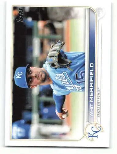 2022 Topps #245 Whit Merrifield NM-MT Royals original gloss baseball card