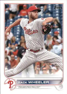 Zack Wheeler Philadelphia Phillies MLB Baseball Card 2022 Topps #249 NM-MT Quality