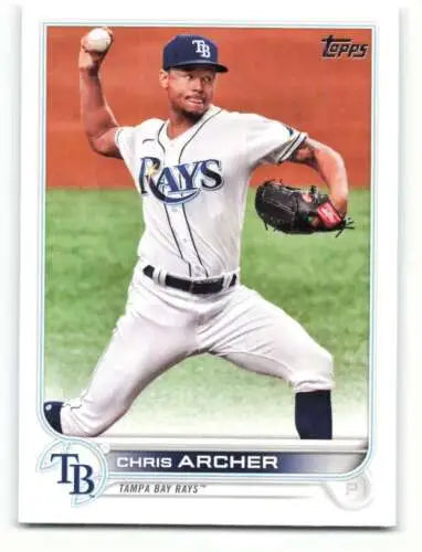 2022 Topps #254 Chris Archer NM-MT Rays original gloss baseball card for collectors