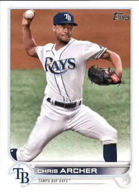 Chris Archer 2022 Topps baseball card for Tampa Bay Rays fans and collectors