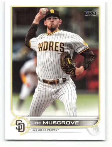 2022 Topps #266 Joe Musgrove NM-MT Baseball Card featuring original gloss, ID:40811