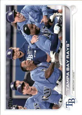 2022 Topps #274 Tampa Bay Rays Team Card MLB Baseball Card NM-MT for collectors