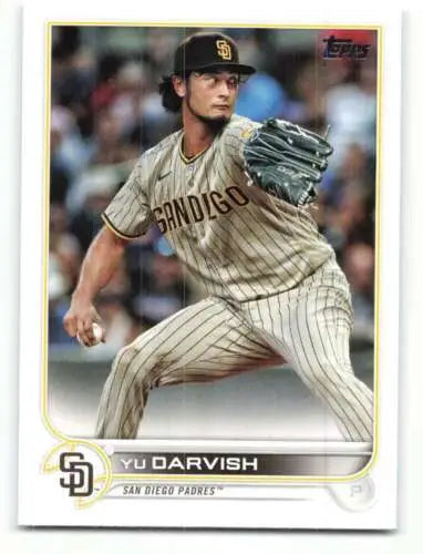 2022 Topps #309 Yu Darvish baseball card with original gloss for collectors