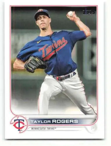 Taylor Rogers baseball card from 2022 Topps #32 featuring original gloss, NM-MT condition