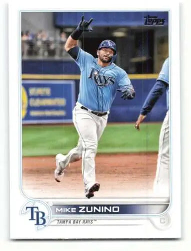 Mike Zunino 2022 Topps #324 baseball card original gloss Rays Simply Sandoval ID:47723