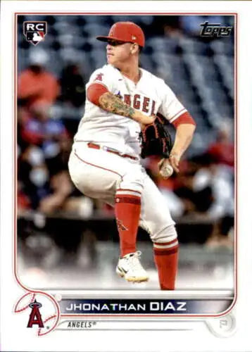 2022 Topps #332 Jhonathan Diaz NM-MT RC Rookie Angels original gloss collectible card