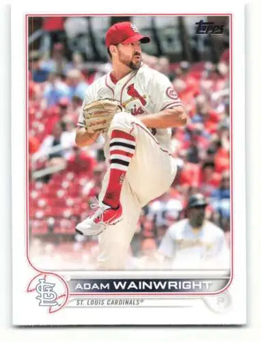 Adam Wainwright baseball card 2022 Topps #34 NM-MT original gloss Cardinals ID:40530