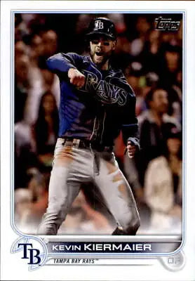 Kevin Kiermaier 2022 Topps #454 Baseball Card for Tampa Bay Rays collectors