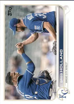 2022 Topps #52 Greg Holland Kansas City Royals MLB Baseball Card in NM-MT condition