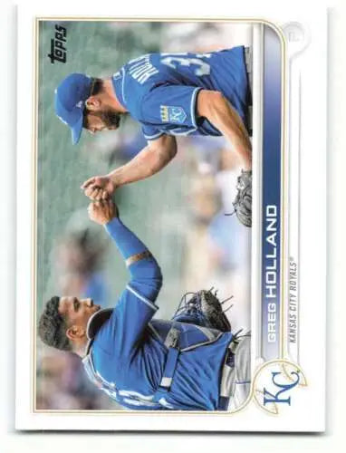 Greg Holland baseball card from 2022 Topps #52, featuring original gloss and NM-MT condition