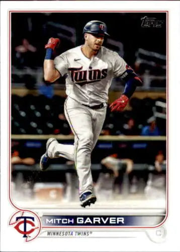 Mitch Garver baseball card from 2022 Topps #529 featuring original gloss finish